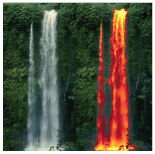 Lava Waterfall